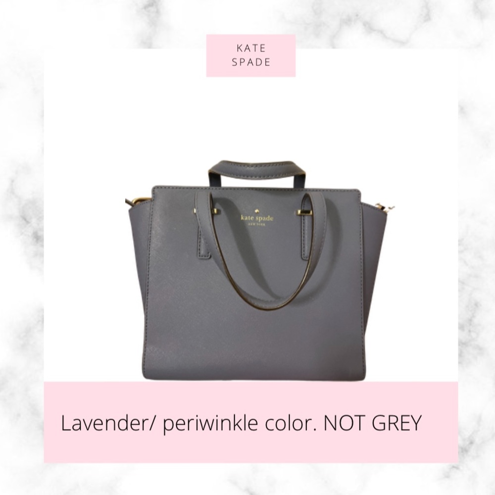 Periwinkle : light purplish blue Kate spade purse